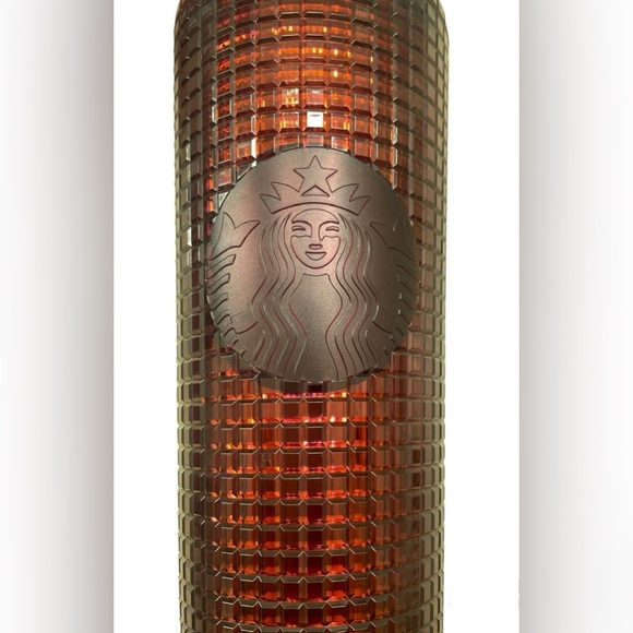 NEW! Starbucks Holiday 2020 Berry Plum Grid Disco Venti Tumbler- 24oz. - Picture 3 of 3